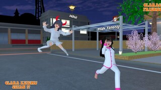 CLARA & FRIENDS [ CLARA KETEMU HANTU ] __ SAKURA SCHOOL SIMULATOR