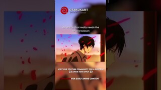 I am seriously waiting for a second season of this anime #anime #shorts #animeedits #animememes