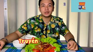 Mukbang sườn cốt lết chiên giòn phần 3 #anngon