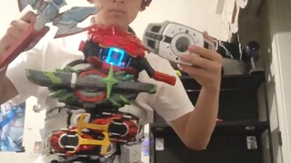 把我所有的腰带和变身器挂在身上，目前想不出来有什么人能够击败我