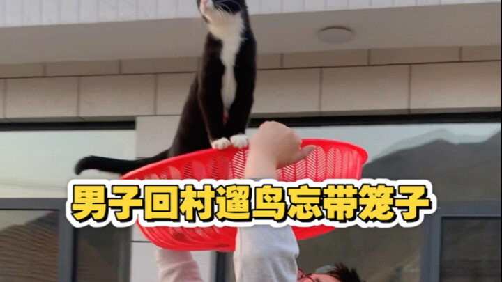 关于我老公想养一只鸟被我拒绝后，回村遛鸟忘带笼子了……