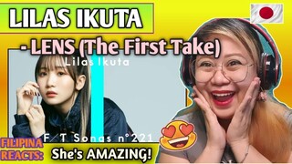 LILAS IKUTA - LENS [The First Take] || FILIPINA REACTS