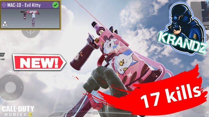 WIPE! OUT DONT MISS IT! OP MAC-10 KITTY CODM 17kills