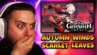 Autumn Winds, Scarlet Leaves... (BEIDOU AND KAZUHA?) | Genshin Impact