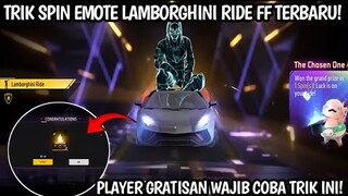 Trik Spin Emote Lamborghini Ride Ff Di Moco Store || Cara Hoki Spin Moco Store Emote Lamborghini