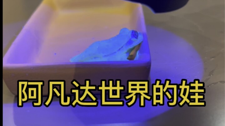 A frog straight out of the Avatar world~ Yaa!