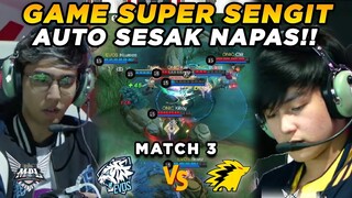 GAME SUPER BERKELAS DARI DUA TOP TEAM, BENER2 SALING COMEBACK DAN BERDARAH!! - EVOS vs ONIC Match 3