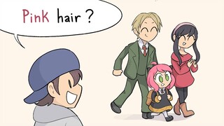 Anya's hair color (Spy x Family comic)