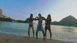 Sexy Pinay's Napasayaw sa beach  Dahil  sa Saya at enjoyments.  macarina  dance, dolly vlog channel