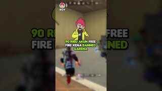 90ribu akun freefire kena ban Garena⁉️😱 #freefire #freefireofficial #freefireindonesia