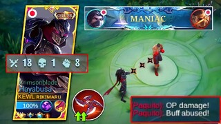 BUFF HAYABUSA VS META GLOBAL PAQUITO (Intense match) iPHONE 11 PRO MAX GAMEPLAY! |MLBB