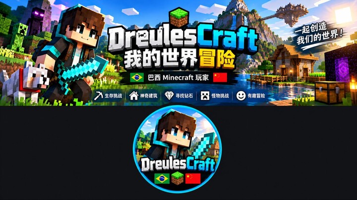Sobrevivi 100 dias no Minecraft! 🇧🇷