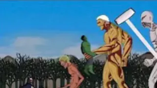 [Attack on Titan] Self-made Animation Of Titan's Fighting Scenes