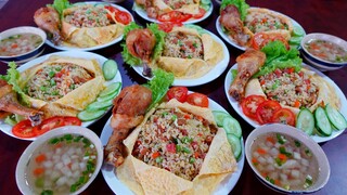 Món Quà Từ Chị HƯƠNG • Cơm Dương Châu Gà Xối Mỡ | MTQH