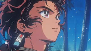 When you open Demon Slayer in Showa style