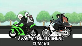 PERJALAN KE GUNUNG SUMERU UDAH MAU SAMPAI