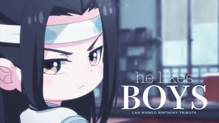 Lan WangJi Birthday Tribute | He Likes Boys | Mo Dao Zu Shi Q | AMV