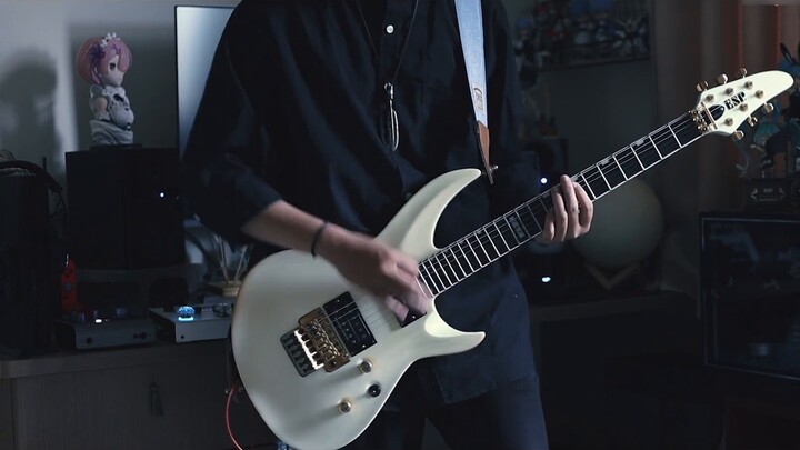 SPYAIR - ｻｸﾗﾐﾂﾂｷ/ Sakura Mangetsu Gintama OP [electric guitar cover]