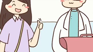 NuNu's daily routine of taking the kitten BoBo to get an injection~