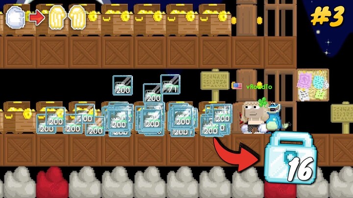 HOW TO PROFIT WITH 8 DL!! [ LAZY PROFIT !! ] | RAYMAN TO GOLDEN ANGEL #3 | Growtopia