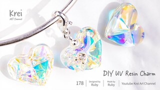 【UV レジン】DIYブレスレットチャーム〜♪UV Resin - DIY Bracelet Charm.