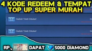 KODE REDEEM ML HARI INI & TEMPAT TOP UP DIAMOND MURAH TERBARU 2021