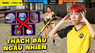 Chấp mọi item phụ trợ, HEAVY nhận kèo thách đấu với NGƯỜI CHƠI NGẪU NHIÊN| FREE FIRE