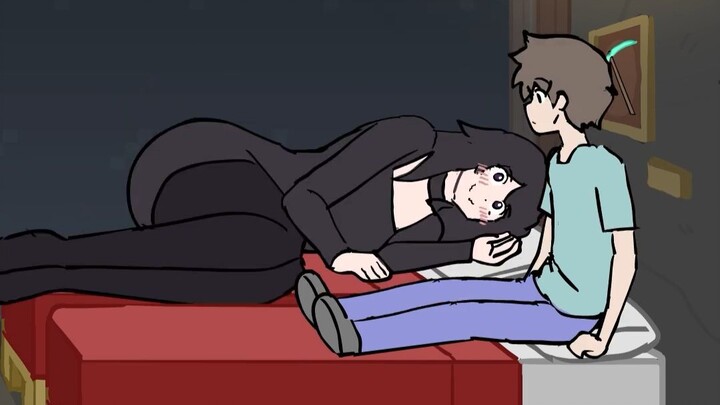 The Enderman and the Bed by DangoheartAnimation