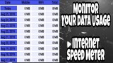 Internet Speed Meter - Ayos Ito Sa Gusto Mag Data Limit