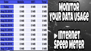 Internet Speed Meter - Ayos Ito Sa Gusto Mag Data Limit