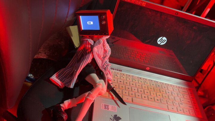 Hi~ I finally have a BJD that can hold a TV too (o^^o)