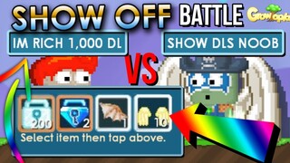 200 DLS PRANK😂😂😂!  - PRO VS PRO SHOW OFF || Growtopia