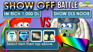 200 DLS PRANK😂😂😂!  - PRO VS PRO SHOW OFF || Growtopia