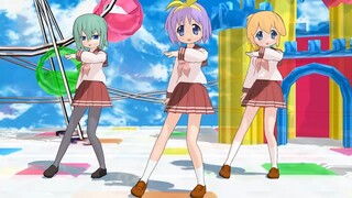 【MMDらき☆すた】つかさ・みなみ・パティでhello