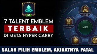 Jangan Salah Pilih, Inilah 7 TALENT EMBLEM TERBAIK Season 17 - Mobile Legends