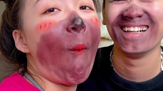 #Konjac Jelly Not to mention anything else, this makeup look is quite nice. Do you think Binbin look