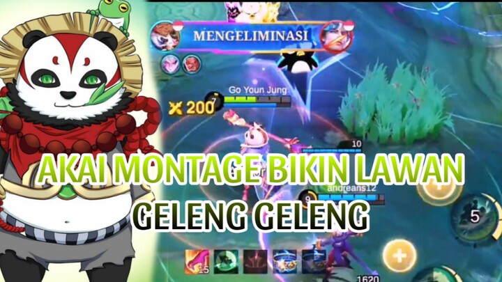 AKAI MONTAGE BIKIN LAWAN KETAR KETIR