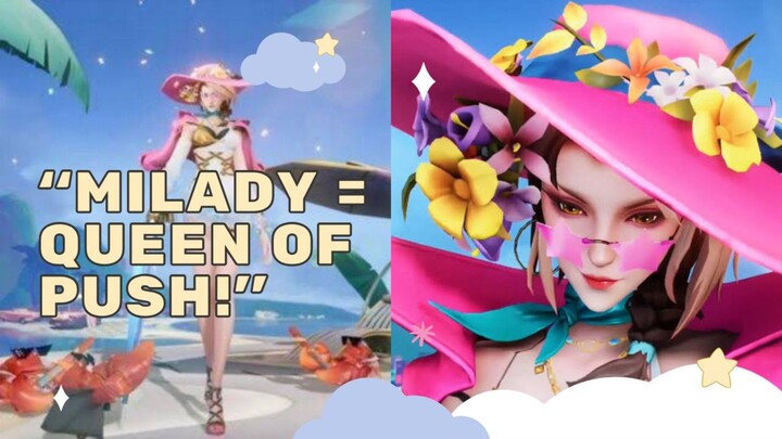 “Gameplay Milady Full Damage | Honor of Kings”