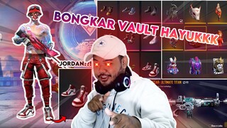 BONGKAR VAULT YOUTUBER 25 RIBU SUBSCRIBER!! ADA SEPATU JORDAN!!?? | Free Fire Indonesia