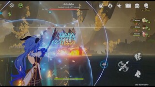when Ganyu Goin to coop mode.But