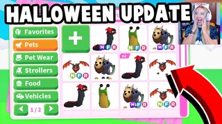 ADOPT ME HALLOWEEN UPDATE! (Unlocking ALL New PETS)