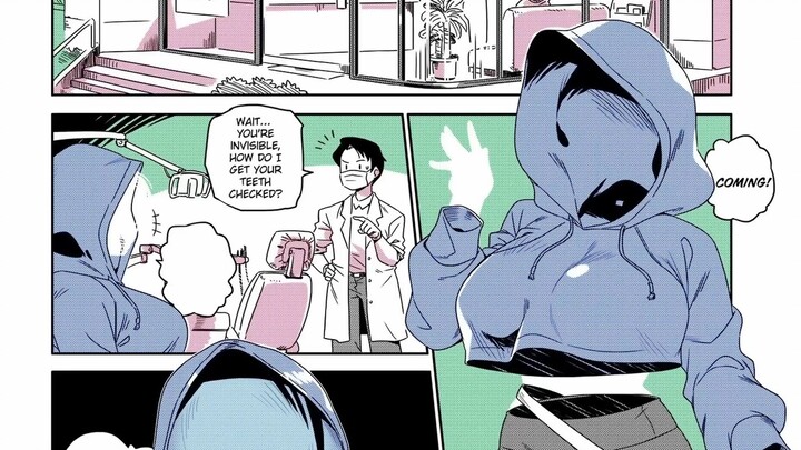 The Invisible Girl Goes to the Dentist~