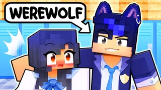 The NEW WEREWOLF in Minecraft School!