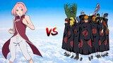 Who Is Strongest Sakura Vs Akatsuki