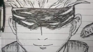 gojo drawing 🔥