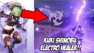 Kuki Shinobu is Sword User Healer | Genshin impact Leaks