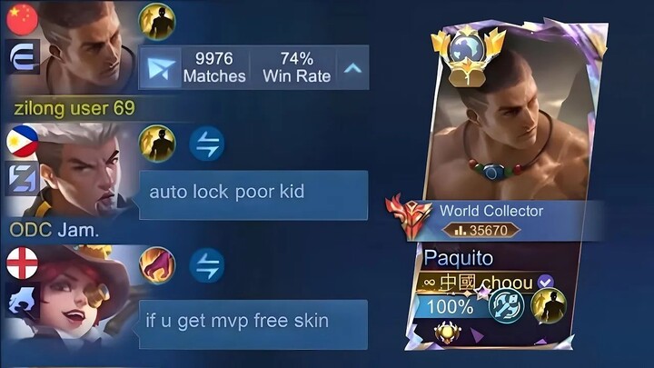 PAQUITO “NO SKIN” BUT WORLD COLLECTOR PRANK IN RANKED!! THEY ARE MAD BEFORE MATC