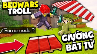 KHANGG HACK BEDWARS GIƯỜNG BẤT TỬ VÀ GAMEMODE FLY PVP TROLL NOOB TEAM *KHANGG HACK FLY TROLL NOOB
