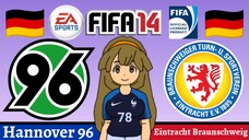 Kinako FIFA 14 | Hannover 96 VS Eintracht Braunschweig (Niedersachsenderby)