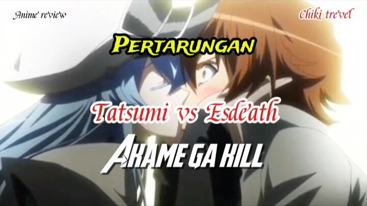 Pertarungan Tatsumi vs Esdeath